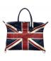 FTW（エフティーダブリュー）の古着「トートバッグ ユニオンジャックバッグ」｜ネイビー×レッド