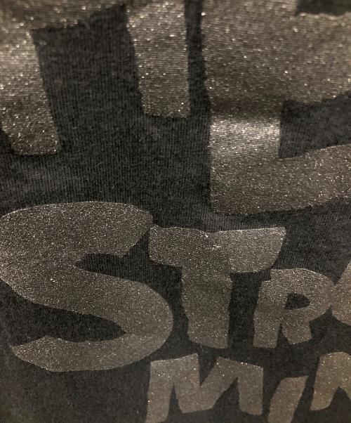 BLACK COMME des GARCONS（ブラックコムデギャルソン）BLACK COMME des GARCONS (ブラックコムデギャルソン) 半袖Tシャツ 綿天竺 メッセージプリント ブラック サイズ:XLの古着・服飾アイテム