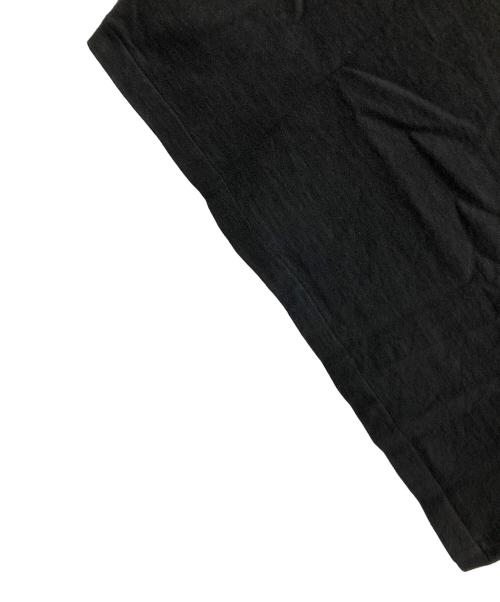 BLACK COMME des GARCONS（ブラックコムデギャルソン）BLACK COMME des GARCONS (ブラックコムデギャルソン) 半袖Tシャツ 綿天竺 メッセージプリント ブラック サイズ:XLの古着・服飾アイテム