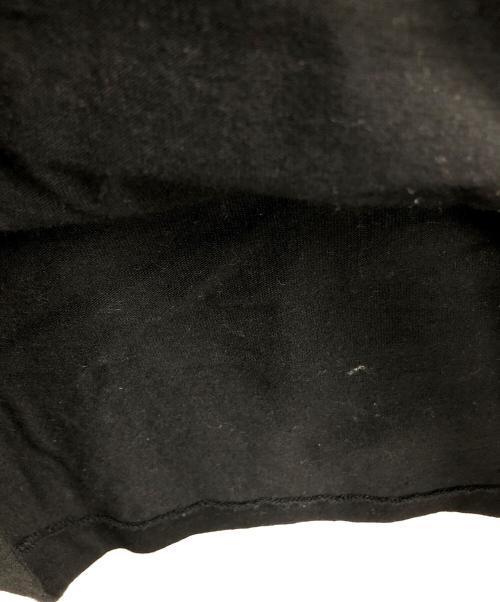 BLACK COMME des GARCONS（ブラックコムデギャルソン）BLACK COMME des GARCONS (ブラックコムデギャルソン) 半袖Tシャツ 綿天竺 メッセージプリント ブラック サイズ:XLの古着・服飾アイテム