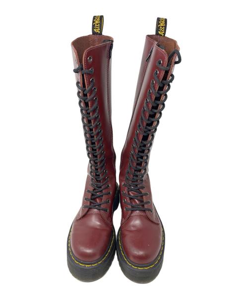 Dr.Martens（ドクターマーチン）Dr.Martens (ドクターマーチン) ロングブーツ 20ホール チェリーレッド サイズ:UK5の古着・服飾アイテム