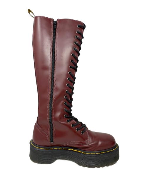 Dr.Martens（ドクターマーチン）Dr.Martens (ドクターマーチン) ロングブーツ 20ホール チェリーレッド サイズ:UK5の古着・服飾アイテム