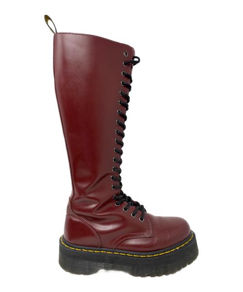 Dr.Martens（ドクターマーチン）Dr.Martens (ドクターマーチン) ロングブーツ 20ホール チェリーレッド サイズ:UK5の古着・服飾アイテム