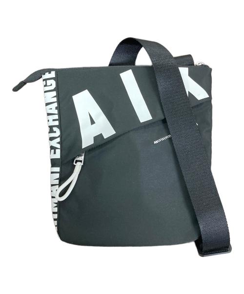 ARMANI EXCHANGE（アルマーニ エクスチェンジ）ARMANI EXCHANGE (アルマーニ エクスチェンジ) ショルダーバッグ ブラック サイズ:実寸サイズにご確認ください。の古着・服飾アイテム