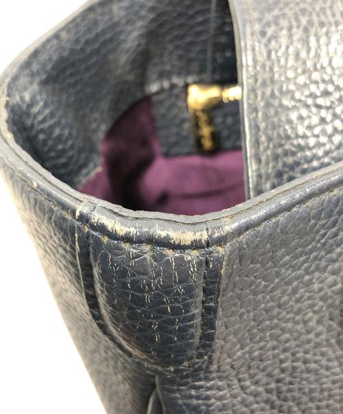 A.D.M.J.（エーディーエムジェイ）A.D.M.J. (エーディーエムジェイ) ミニトートバッグ ネイビー サイズ:実寸サイズにてご確認ください。の古着・服飾アイテム