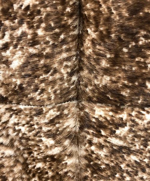 EPOCA UOMO（エポカ ウォモ）EPOCA UOMO (エポカ ウォモ) ニット切替ハラコジャケット ブラウン サイズ:48の古着・服飾アイテム