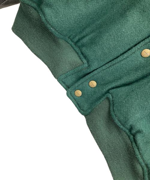 dezert（デザート）dezert (デザート) スタジャン グリーン×ブラック サイズ:MEDIUMの古着・服飾アイテム