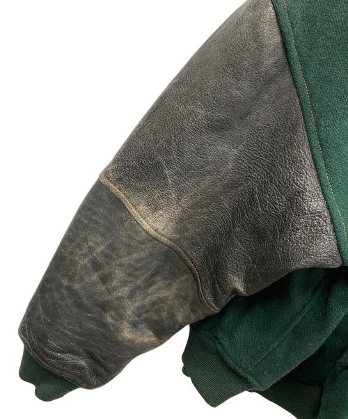 dezert（デザート）dezert (デザート) スタジャン グリーン×ブラック サイズ:MEDIUMの古着・服飾アイテム