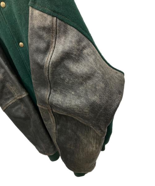 dezert（デザート）dezert (デザート) スタジャン グリーン×ブラック サイズ:MEDIUMの古着・服飾アイテム