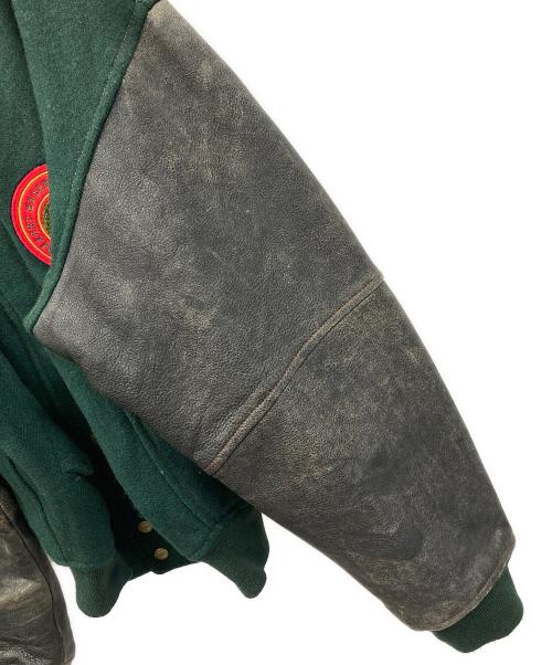 dezert（デザート）dezert (デザート) スタジャン グリーン×ブラック サイズ:MEDIUMの古着・服飾アイテム