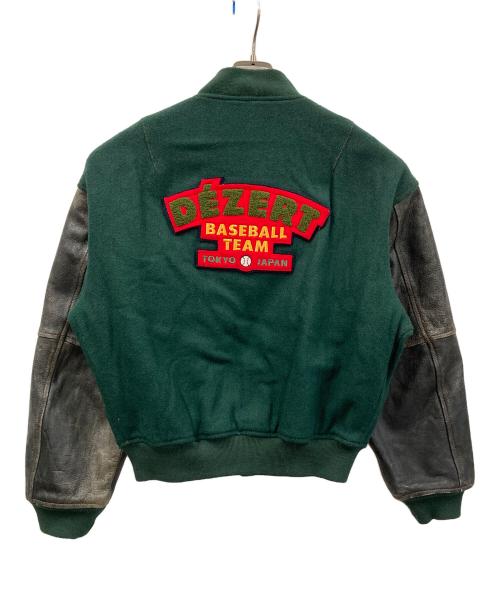 dezert（デザート）dezert (デザート) スタジャン グリーン×ブラック サイズ:MEDIUMの古着・服飾アイテム