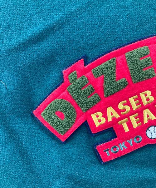 dezert（デザート）dezert (デザート) スタジャン グリーン×ブラック サイズ:MEDIUMの古着・服飾アイテム