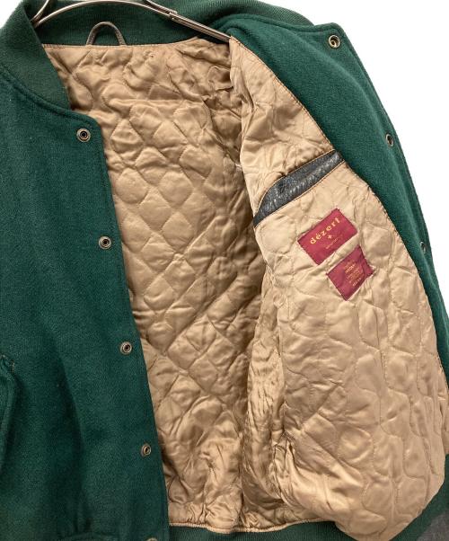 dezert（デザート）dezert (デザート) スタジャン グリーン×ブラック サイズ:MEDIUMの古着・服飾アイテム