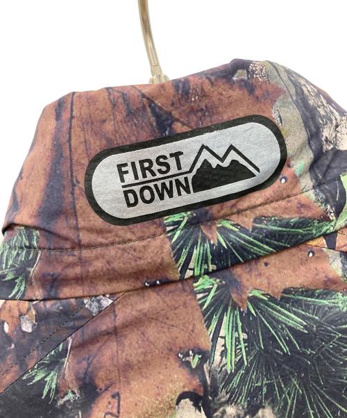 FIRST DOWN（ファーストダウン）FIRST DOWN (ファーストダウン) リバーシブルジャケット ネイビー×グリーン サイズ:SMALLの古着・服飾アイテム