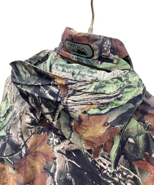 FIRST DOWN（ファーストダウン）FIRST DOWN (ファーストダウン) リバーシブルジャケット ネイビー×グリーン サイズ:SMALLの古着・服飾アイテム