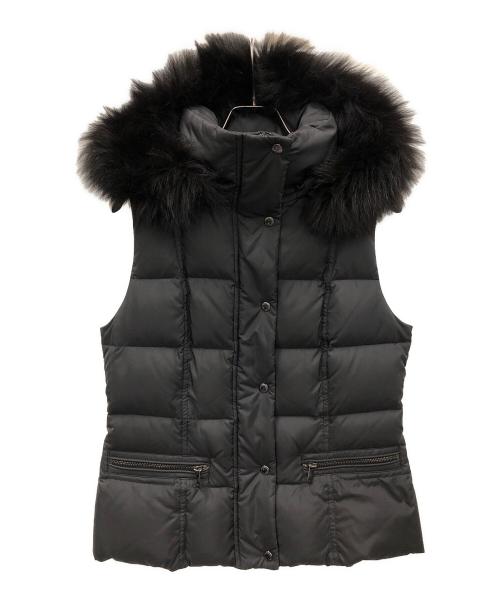 BURBERRY LONDON（バーバリーロンドン）BURBERRY LONDON (バーバリーロンドン) ダウンベスト ブラック サイズ:38の古着・服飾アイテム