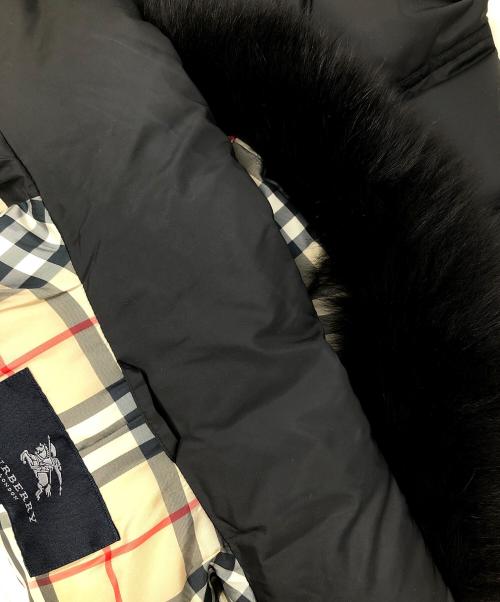 BURBERRY LONDON（バーバリーロンドン）BURBERRY LONDON (バーバリーロンドン) ダウンベスト ブラック サイズ:38の古着・服飾アイテム