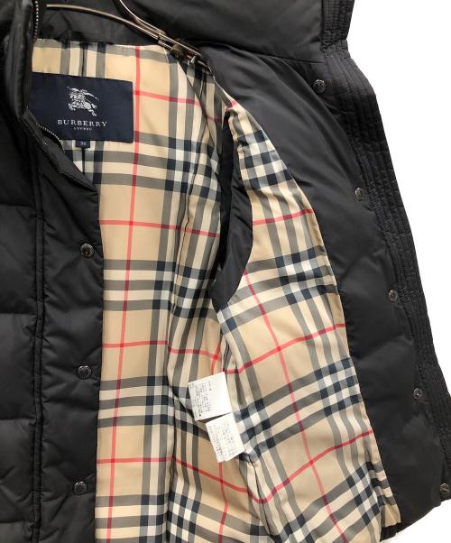 BURBERRY LONDON（バーバリーロンドン）BURBERRY LONDON (バーバリーロンドン) ダウンベスト ブラック サイズ:38の古着・服飾アイテム