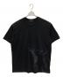 Y's（ワイズ）の古着「ペイントロゴプリントTシャツ」｜ブラック