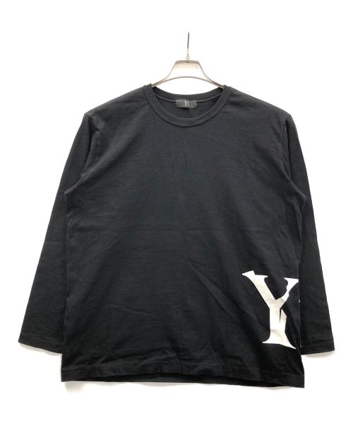 Y's（ワイズ）Y's (ワイズ) ロングスリーブカットソー ブラック サイズ:4の古着・服飾アイテム
