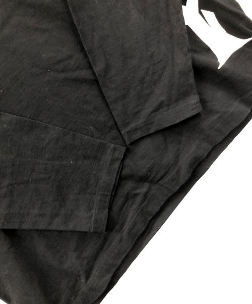 Y's（ワイズ）Y's (ワイズ) ロングスリーブカットソー ブラック サイズ:4の古着・服飾アイテム