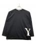Y's（ワイズ）の古着「ロングスリーブカットソー」｜ブラック