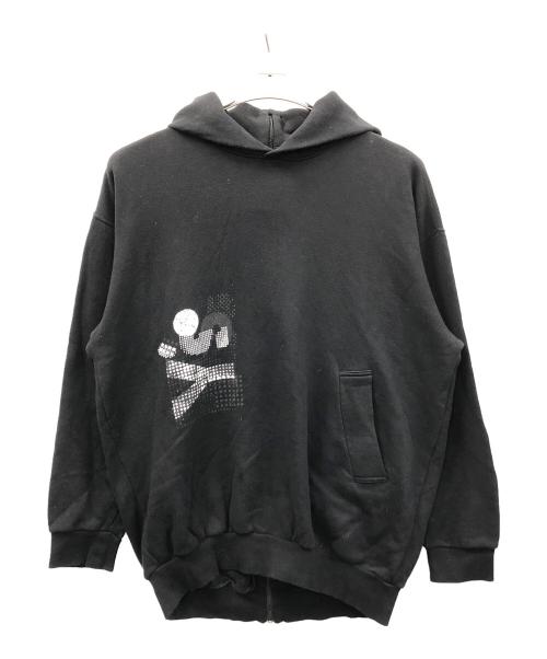 Y's（ワイズ）Y's (ワイズ) ジップパーカー ブラック サイズ:2の古着・服飾アイテム