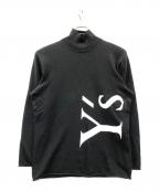 Y'sワイズ）の古着「タートルネックニット」｜ブラック