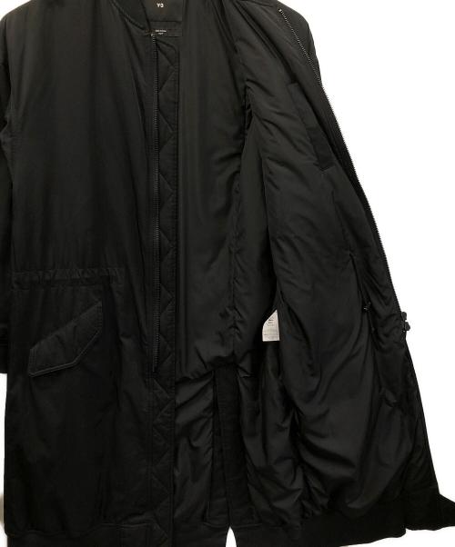 Y-3（ワイスリー）Y-3 (ワイスリー) 中綿コート LONG BOMBER PARKA COAT（ロング ボンバー パーカー コート） ブラック サイズ:XS/TPの古着・服飾アイテム