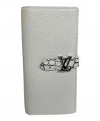 LOUIS VUITTONルイ ヴィトン）の古着「財布 LV ヴェルティカルウォレット」｜ホワイト×ブルー