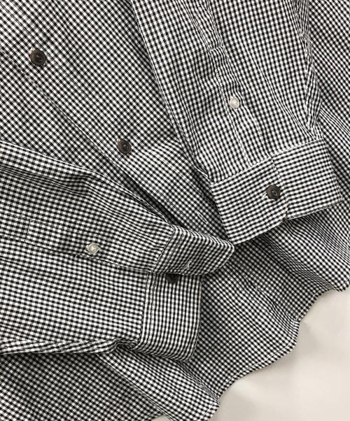 RALPH LAUREN（ラルフローレン）RALPH LAUREN (ラルフローレン) 長袖シャツ ブラック×ホワイト サイズ:Lの古着・服飾アイテム