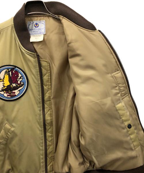 TED COMPANY（テッドカンパニー）TED COMPANY (テッドカンパニー) MA-1ジャケット カーキ×ブラウン サイズ:42の古着・服飾アイテム