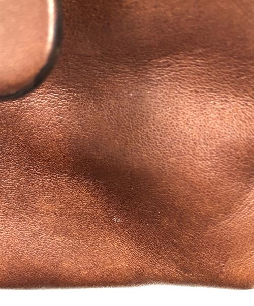 Herz（ヘルツ）Herz (ヘルツ) バッグ 口枠ベルトポーチ ブラウン サイズ:実寸サイズにてご確認ください。の古着・服飾アイテム