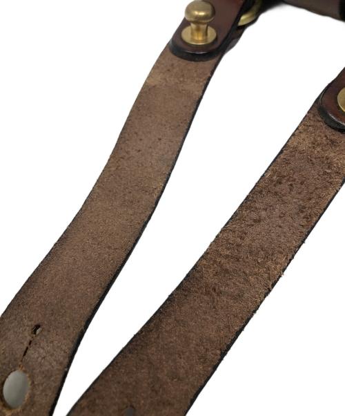 Herz（ヘルツ）Herz (ヘルツ) バッグ 口枠ベルトポーチ ブラウン サイズ:実寸サイズにてご確認ください。の古着・服飾アイテム