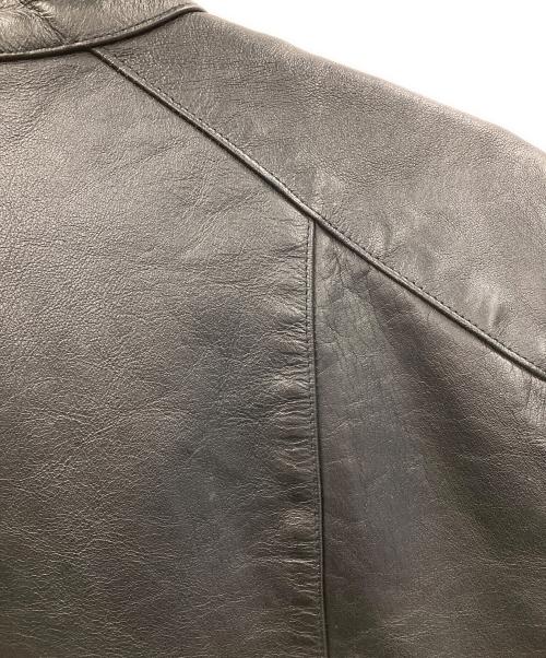 HORN WORKS（ホーンワークス）HORN WORKS (ホーンワークス) ダブルライダースジャケット ブラック×レッド サイズ:Mの古着・服飾アイテム