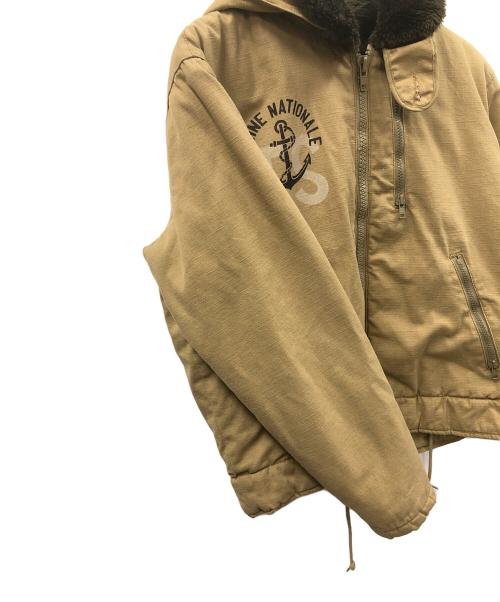 HOUSTON（ヒューストン）HOUSTON (ヒューストン) フレンチデッキジャケット カーキ サイズ:38の古着・服飾アイテム