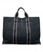HERMESエルメス）の古着「トートバッグ フールトゥMM」｜ブラック