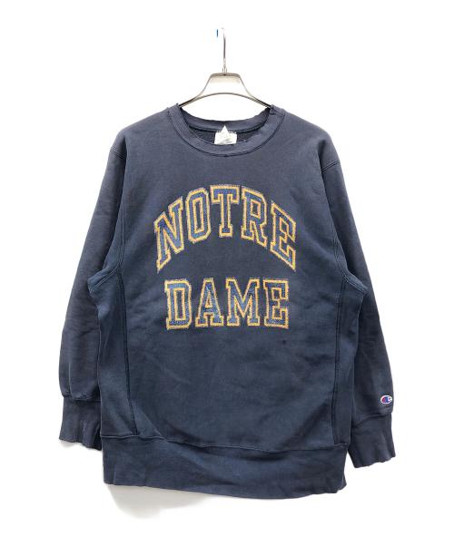 Champion（チャンピオン）Champion (チャンピオン) スウェット REVERSE WEAVE WARMUP(リバースウィーブウオームアップ) ブルー サイズ:Largeの古着・服飾アイテム