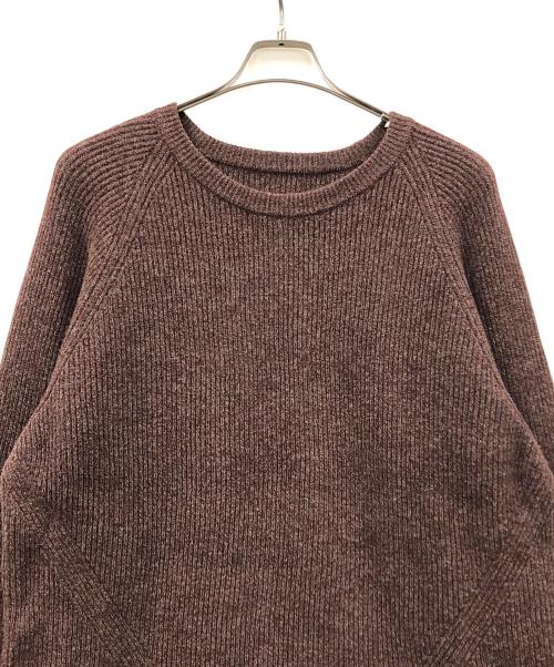 Essay（エッセイ）Essay (エッセイ) crepuscule (クレプスキュール) セーター ワインレッド サイズ:M 未使用品の古着・服飾アイテム