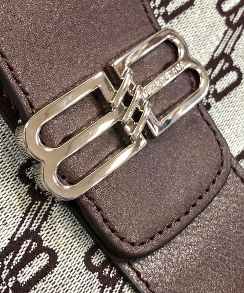 BALENCIAGA（バレンシアガ）BALENCIAGA (バレンシアガ) BB（ビービー）ロゴ キャンバス ハンドバッグ サイズ:実寸サイズにてご確認ください。 未使用品の古着・服飾アイテム