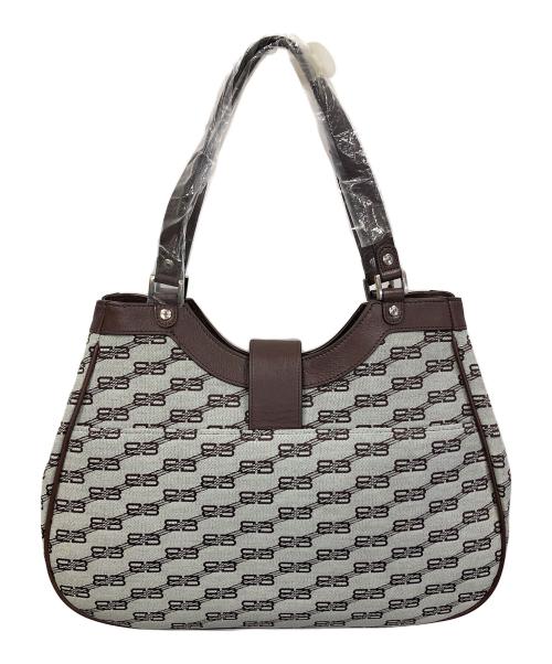 BALENCIAGA（バレンシアガ）BALENCIAGA (バレンシアガ) BB（ビービー）ロゴ キャンバス ハンドバッグ サイズ:実寸サイズにてご確認ください。 未使用品の古着・服飾アイテム