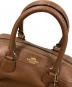 中古・古着 COACH (コーチ) 2WAYバッグ ハンドバッグ ショルダーバッグ ミニベネット サッチェル ブラウン サイズ:実寸サイズにてご確認ください。：5000円