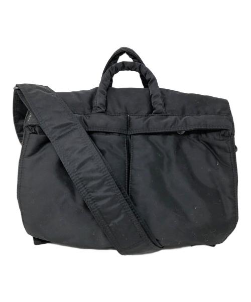 PORTER（ポーター）PORTER (ポーター) 2WAYバッグ トートバッグ ショルダーバッグ タンカー ブラック×オレンジ サイズ:実寸サイズにてご確認ください。の古着・服飾アイテム