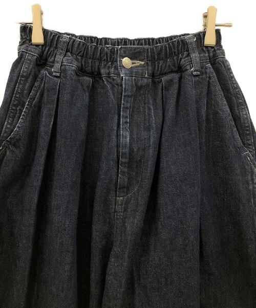 HARVESTY（ハーベスティー）HARVESTY (ハーベスティー) ワイドパンツ 10oz（オンス）デニムサーカスパンツ ブルー サイズ:1の古着・服飾アイテム