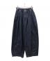 HARVESTY（ハーベスティー）の古着「ワイドパンツ 10oz（オンス）デニムサーカスパンツ」｜ブルー