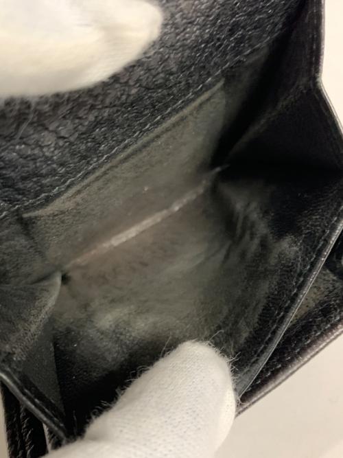 GUCCI（グッチ）GUCCI (グッチ) 2つ折り財布 Wホック シェリーライン ブラック サイズ:実寸サイズにてご確認下さい。の古着・服飾アイテム