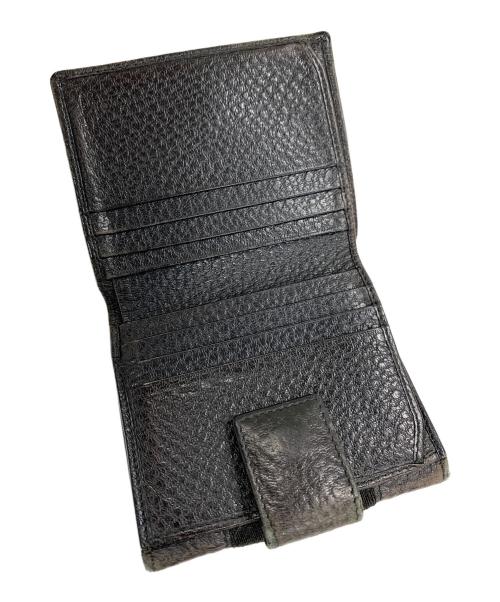 GUCCI（グッチ）GUCCI (グッチ) 2つ折り財布 Wホック シェリーライン ブラック サイズ:実寸サイズにてご確認下さい。の古着・服飾アイテム