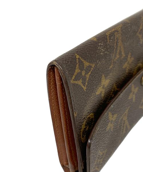 LOUIS VUITTON（ルイ ヴィトン）LOUIS VUITTON (ルイ ヴィトン) 長財布 モノグラム ポルトモネクレディ ブラウン サイズ:実寸サイズにてご確認ください。の古着・服飾アイテム