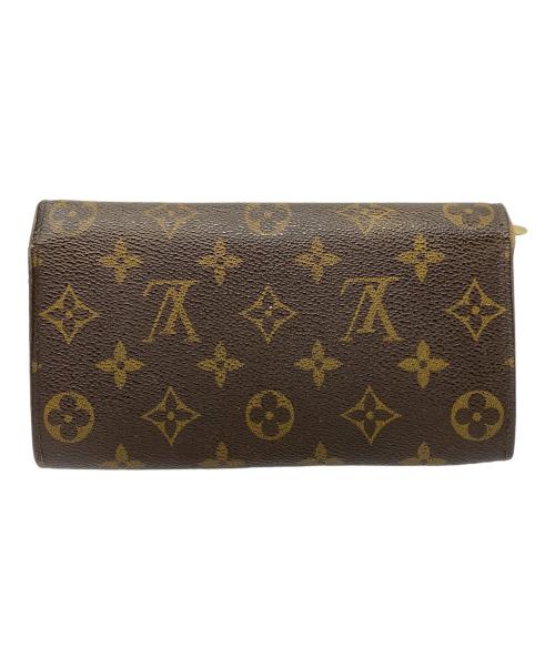 LOUIS VUITTON（ルイ ヴィトン）LOUIS VUITTON (ルイ ヴィトン) 長財布 モノグラム ポルトモネクレディ ブラウン サイズ:実寸サイズにてご確認ください。の古着・服飾アイテム