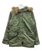 ALPHAアルファ）の古着「N-3Bタイプコート」｜カーキ